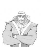 Alchem Sanji at age 22, dressed as Santa for Christmas.